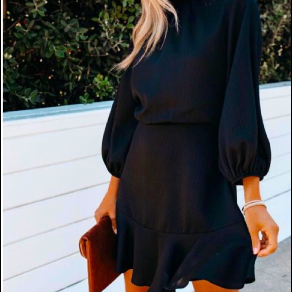 Vici black mini dress